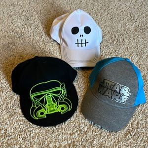 Lot of 3 Boys Hats